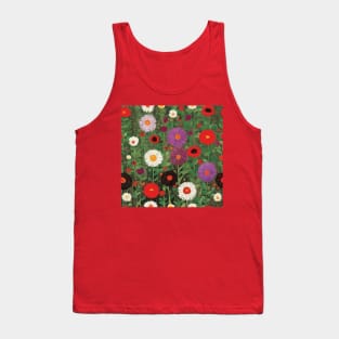 Colorful Flowers in a Garden Tank Top